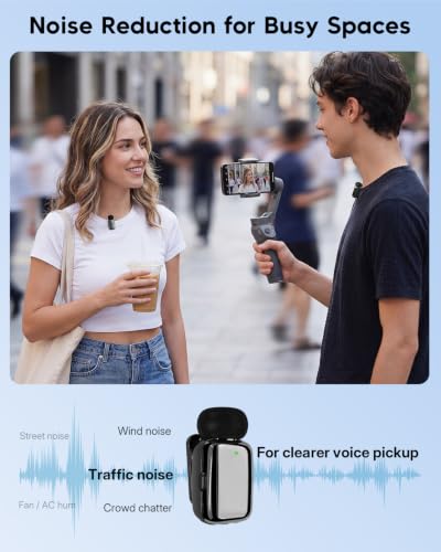 ZealSound Mini Wireless Lavalier Microphone for iPhone, iPad & Android - color: Silver