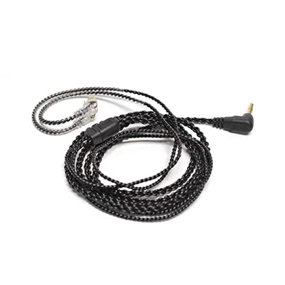 CTM Standard Black Cable, HiFi Audio 2 Pin Connector Standard 50' Inch Black Cable, HiFi Audio 2 Pin Connector - style: CTM Standard 50' Inch Black Cable, HiFi Audio 2 Pin Connector
