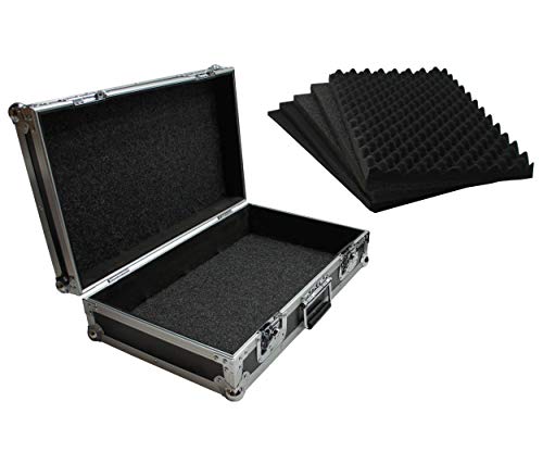 Pick and Pluck Foam Utility Locking Case 22" x 13" x 5-3/8" Harmony Cases | Customizable 22 inch interior protection for mixers, mics, equipment, road-ready flight build, secure latches, DJ travel