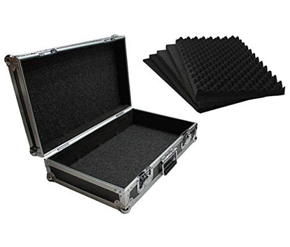Pick and Pluck Foam Utility Locking Case 22" x 13" x 5-3/8" Harmony Cases | Customizable 22 inch interior protection for mixers, mics, equipment, road-ready flight build, secure latches, DJ travel