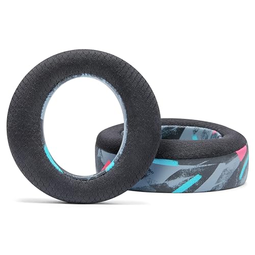 WC Freeze Pulse 3D - Cooling Gel Earpads for Sony PS5 Pulse 3D | Made by Wicked Cushions | Thicker Cushion & Wider Opening | 90's Black - color: 90's Black