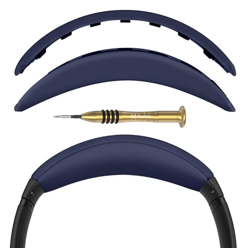 Geekria Headband Pad Compatible with Bose QuietComfort 35 ii Gaming, QC35II/ QC35/ QC45/ QCSE Headphones, Replacement Band Repair Part (Dark Blue) - color: Dark Blue