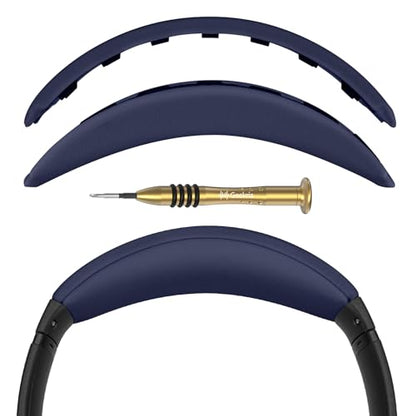 Geekria Headband Pad Compatible with Bose QuietComfort 35 ii Gaming, QC35II/ QC35/ QC45/ QCSE Headphones, Replacement Band Repair Part (Dark Blue) - color: Dark Blue
