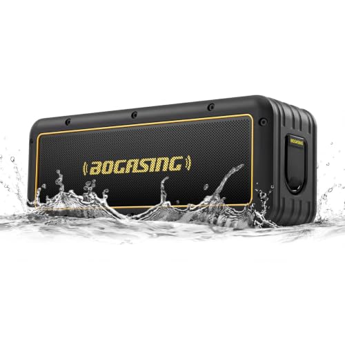 BOGASING G4 Portable Bluetooth Speaker with 50W Full-Bodied Sound
