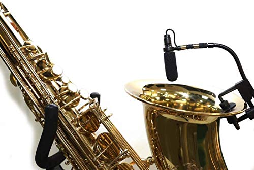 Clip-On Saxophone Microphone Phantom Power