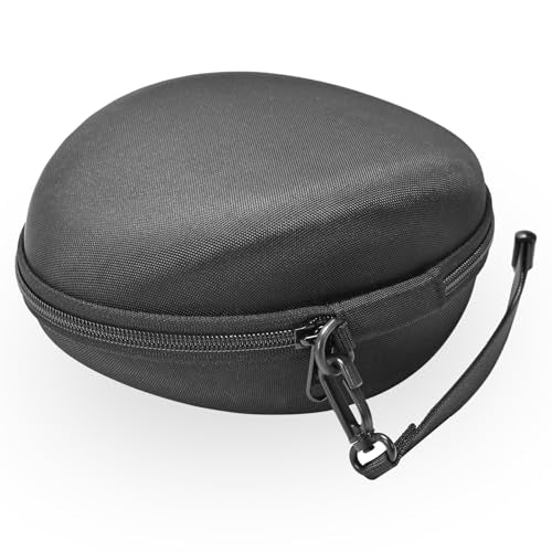 Hard Travel Carrying Case Compatible with Skullcandy Crusher Over-Ear Headphones. (Case Only, Not Include The Device)-Black(Gray Lining) - color: Black(Gray Lining)