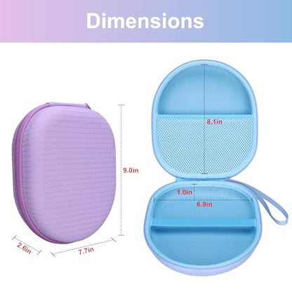 Headphone Case Compatible with JBL Tune 510BT 720BT 770NC 520BT, Blue | Fits JBL/Sony/Soundcore by Anker/BERIBES/KVIDIO Wireless On-Ear Headphones Headset - color: Blue