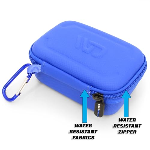 CASEMATIX Carry Case Compatible With DJI Mic 2 Wireless Microphone System While in Charging Case, Blue