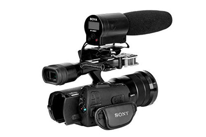 BOYA BY-DMR7 On-Camera Shotgun Microphone with Integrated Flash Recorder & Headphone Output - style: BY-DMR7