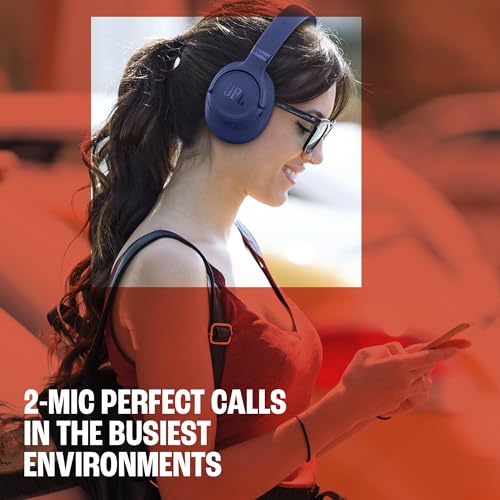 JBL Tune 780NC - Noise Cancelling Headphones - White | Hi-Res JBL Pure Bass Sound plus Spatial Sound, Adaptive Noise Cancelling with Smart Ambient - color: White