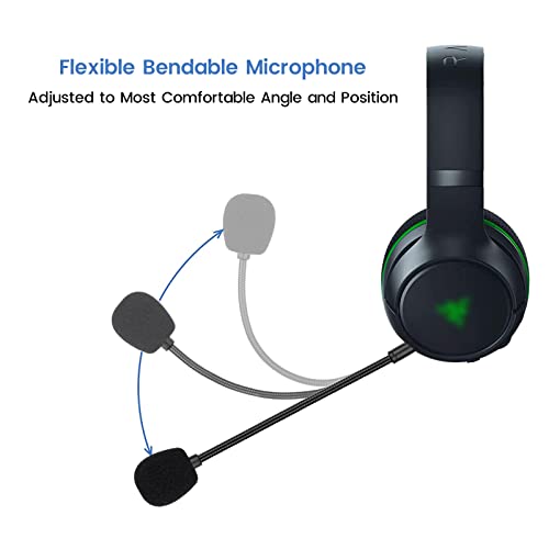 Kaira Pro Mic for Razer Kaira Pro Wireless Gaming Headset, 3.5mm Detachable | Noise Cancelling Microphone Boom for Xbox One, PS4, PS5, PC