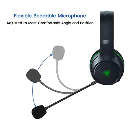 Kaira Pro Mic for Razer Kaira Pro Wireless Gaming Headset, 3.5mm Detachable | Noise Cancelling Microphone Boom for Xbox One, PS4, PS5, PC
