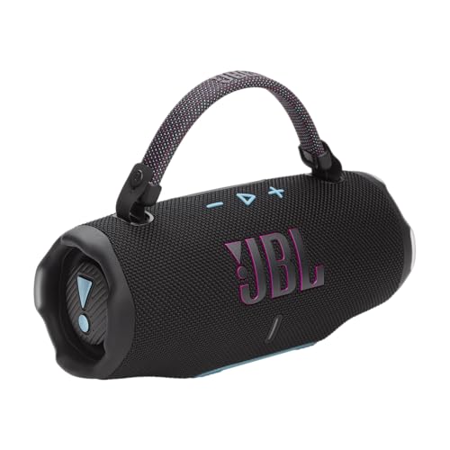 JBL Charge 6 - Portable Waterproof & Drop-Proof Bluetooth Speaker, Bold JBL Pro Sound & AI Sound Boost, 28Hrs Playtime, Built-in powerbank & Comes with a Sturdy/Removable Carrying Strap (Black/Teal) - color: Black/Teal
