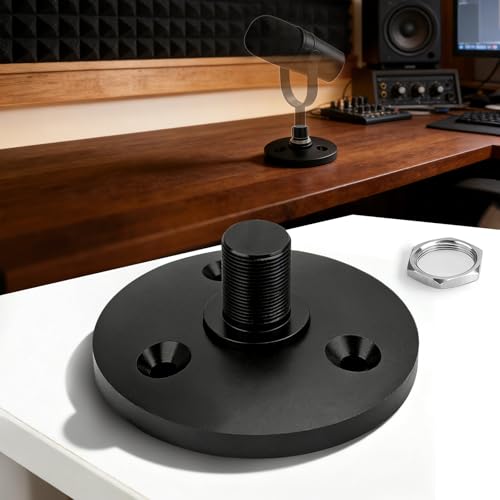 Desktop Microphone Stand for Shure MV7i/MV7x | Secure & Space-Saving Desk Stand for Shure MV7i and MV7x Podcast Mic,Detachable microphone base with locking nut - size: for Shure MV7i/MV7x