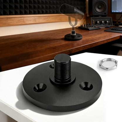 Desktop Microphone Stand for Shure MV7i/MV7x | Secure & Space-Saving Desk Stand for Shure MV7i and MV7x Podcast Mic,Detachable microphone base with locking nut - size: for Shure MV7i/MV7x