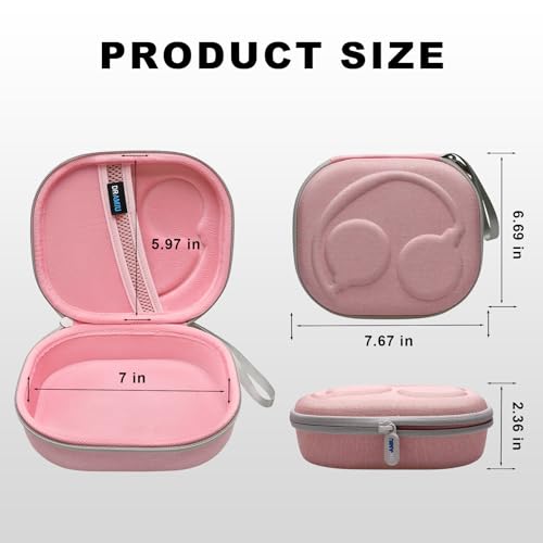 Hard Case for JBL Headphones, Pink | Compatible with JBL Junior 320/ 320BT/Junior 470NC/JR 460NC/ Tune 520BT 510BT 720BT 770NC 670NC/ Live 670NC 770NC Headphone - color: Pink