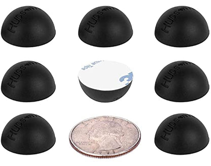 Speaker Isolation Pads – 8-Pack 0.75" Platinum Silicone Feet for Speakers, Subwoofers, Turntables – Non-Slip, Vibration Damping Pads with Adhesive – 20 Duro Anti-Vibration Mounts