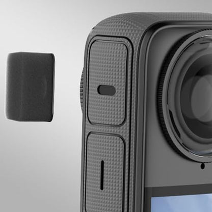 6Pcs Mic Wind Muff for Insta 360 X5 X4 X3 X2, Noise Reduction Wind Cover for Crisp Audio, Windproof Sponge Pads