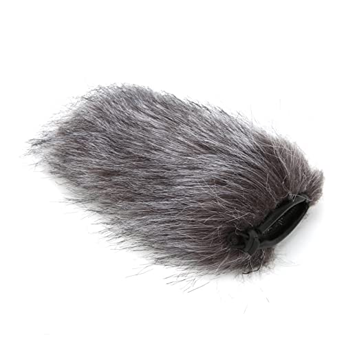 Mic Windscreen, Outdoor Wind Cover, Professional Noise Reduction Universal Fit for Video Recording Mics, Camera Microphones