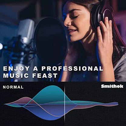 Smithok 1 Male to 2 Female XLR Y Splitter Micrphone Cable, 3 Pin XLR 2 Female to 1 Male, Combiner Y Cord Balanced Mic Audio Cables for Stero Mic to L&R Audio Track(11.8 inches/0.3m)