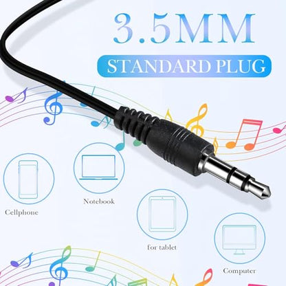 Kanayu 100 Pack Wired Earbuds Bulk for Classroom, 3.5MM No Mic,Blue | Student Headphones for School Library Laptop, Individually Bagged Earphones with Jack for Training and Group Learning - color: Blue