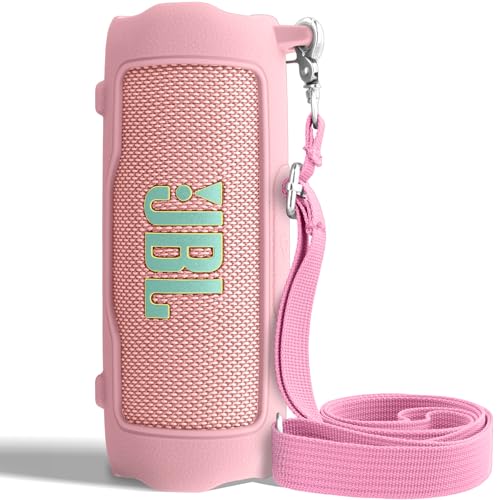 Silicone Cover for JBL Flip 7 Portable Bluetooth Speaker | Scratch-resistant, Unhindered Sound, Silicone Construction, Portable Carrying Silicone Cover, Pink Silicone Cover - color: Pink Cover
