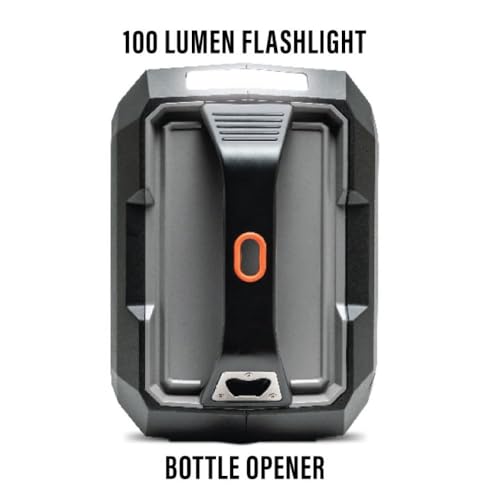 ECOXGEAR Defender: Outdoor Portable Bluetooth Speaker, 121dB Massive Sound, Waterproof and Drop Proof, with LED Party Lights, Pair up to 100, 25+ Hours Playtime (TrueTimber Strata Camo) - color: TrueTimber Strata Camo