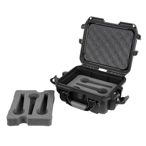 Gator GM-06-MIC-WP Waterproof Injection-Molded 6 Microphone Case - style: (6) Wired Microphones