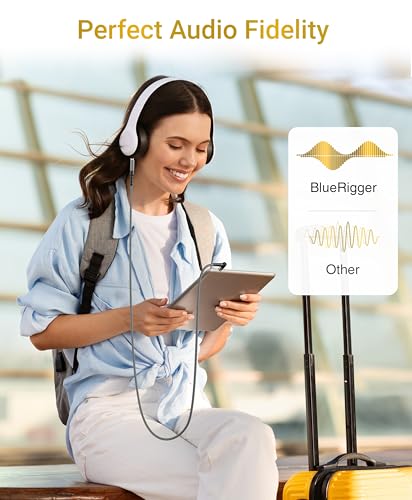 BlueRigger 3.5mm 90 Degree Stereo Audio Cable (15FT, L-Shaped Right Angle Jack, Auxiliary Cable, Male to Male, Hi-Fi Sound) – Aux Cord for Headphones, Car Stereo, Speaker, Phone, Tablet, Laptop - size: 15FT, style: 90D - 3.5MM to 3.5MM