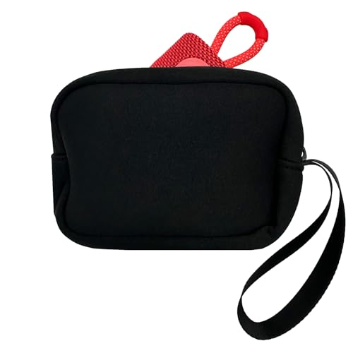 Wanty Soft Neoprene Travel Carrying Bag Sleeve Case Replacement with Handle Strap Compatible with Go 4 Go3 Go 3 Eco Portable Speaker