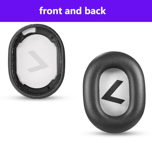 Replacement Ear Pads, Compatible with Plantronics Backbeat Pro 2 Wireless Headphones. New Soft Protein Leather Combined with high-Density Memory Foam, ACCIUK Replacement Ear Pads (Black)