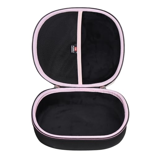 FBLFOBELI Hard Headphone Storage Case for Silensys E7 / PurelySound E7 / MOVSSOU E7 / COWIN E7 / Tapela E7 / Audonia E7 Active Noise Cancelling Bluetooth Headphones (Case Only) (Pink) - color: Pink