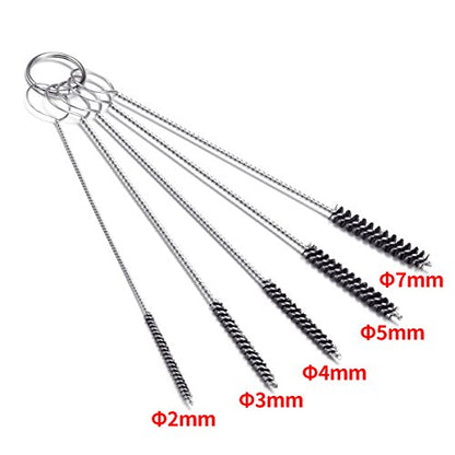 Carb Carburetor Cleaner Cleaning Brushes Kit | Small Wire Brush - 20 Needles + 10 Brushes