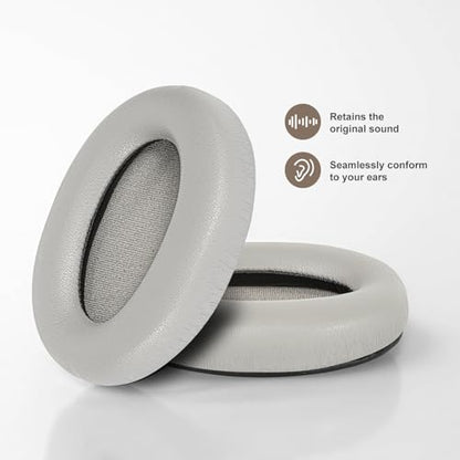 Aurivor Ear Pads for Sony WH-1000XM3 Headphones, Replacement XM3 Earpads Cushions with Soft Protein Leather, Noise Isolation Memory Foam, Reinforced Sealing