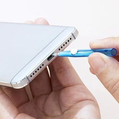 4-Piece Multifunctional Mini Cleaning Pen Set — Suitable for Bluetooth Earphones, Keyboards, and Various Electronic Devices; Crevice Dust Removal Tool