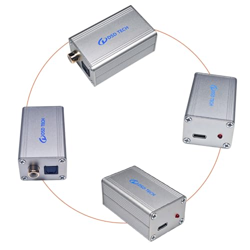 DSD TECH SH-AU01A USB to TOSLINK Coaxial Optical Audio Adapter