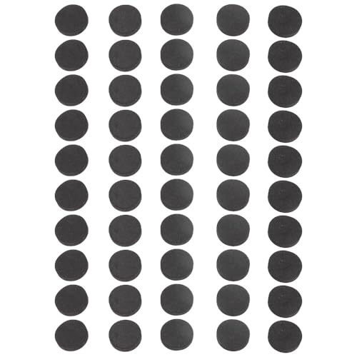 50Pcs Black EVA Foam Vibration Soundbar Isolation Pads Non Slip Thickened Adhesive Shock Absorption Pads Studio Monitors(20 * 5mm) - style: 20*5mm