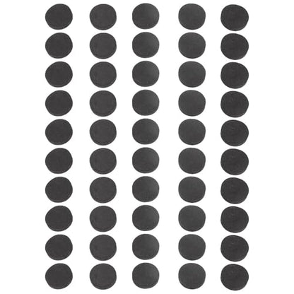 50Pcs Black EVA Foam Vibration Soundbar Isolation Pads Non Slip Thickened Adhesive Shock Absorption Pads Studio Monitors(20 * 5mm) - style: 20*5mm