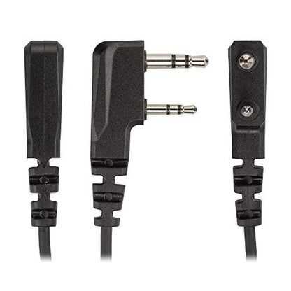 ArrowMax ASH1042-BK-K2 Dual Muff PNR Hard Hat Headset with PTT and Noise Cancelling MIC Compatible with BaoFeng BTECH UV-5R UV-5RA UV-5RE UV-5R3 Kenwood 2-PIN NX-1200 NX-1300 NX-P1200 NX-P1300 NX-3220