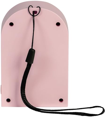 Crosley CR3046A-PI Mini Jukebox Portable Bluetooth Speaker, Pink | Bluetooth In, 5 Color-Changing Light Modes, LED Lights Sync with Music, Rechargeable Lithium-Ion Battery - color: Pink