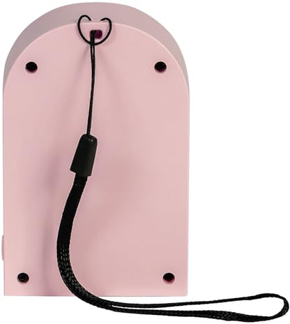 Crosley CR3046A-PI Mini Jukebox Portable Bluetooth Speaker, Pink | Bluetooth In, 5 Color-Changing Light Modes, LED Lights Sync with Music, Rechargeable Lithium-Ion Battery - color: Pink