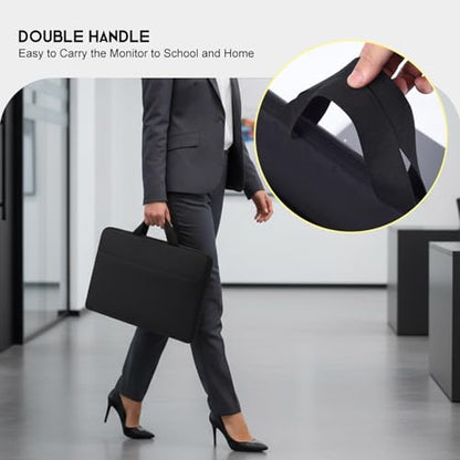 Portable Monitor Case, 15.6-16.1 inch Monitor Sleeve Carrying Bag Compatible with MNN KYY Innoview ASUS Zenscreen 15.6" 16" Portable Display Monitors - size: 15.6-16.1 Inch