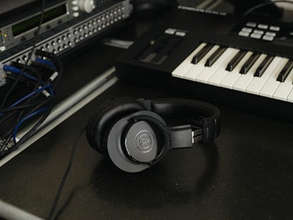 Audio-Technica ATH-M20x Professional Studio Monitor Headphones, Black - color: Black, style: Wired