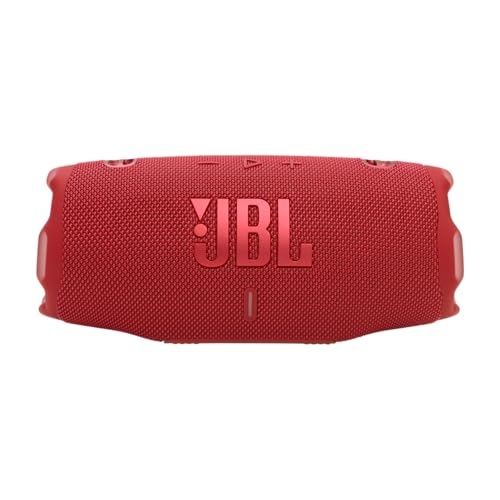 JBL Charge 6 Portable Bluetooth Speaker, Waterproof, Drop-Proof - Red | Long Battery Life Up To 28 Hours, Quick Charging, Built-In Powerbank, Weatherproof For Outdoor, Poolside, And Shower Use - color: Red