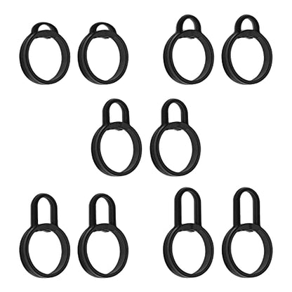 Create idea 5 Pairs Silicone Ear Tips Compatible with Sony LinkBuds WF-L900 Earphones Ear Hooks Earbud Cap Non-Slip Earbuds Wingtips Accessories XS S M L XL 5 Sizes Black