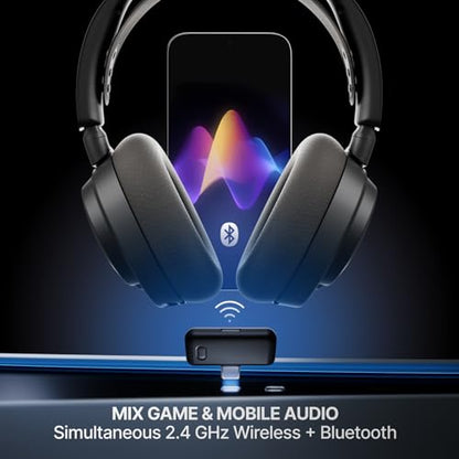 SteelSeries Arctis Nova 7P Wireless Gen 2 Gaming Headset - Black - color: Black, style: PlayStation | PC