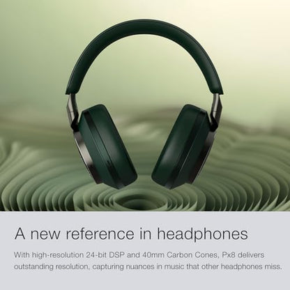 Bowers & Wilkins Px8 Over-Ear Wireless Headphones, Dark Forest - color: Dark Forest