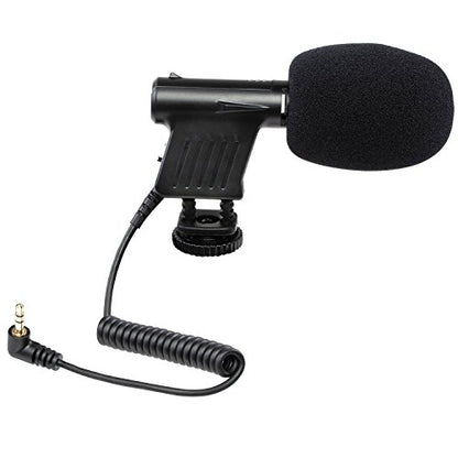 Shotgun Microphone for Canon, Nikon, Sony DSLR Cameras