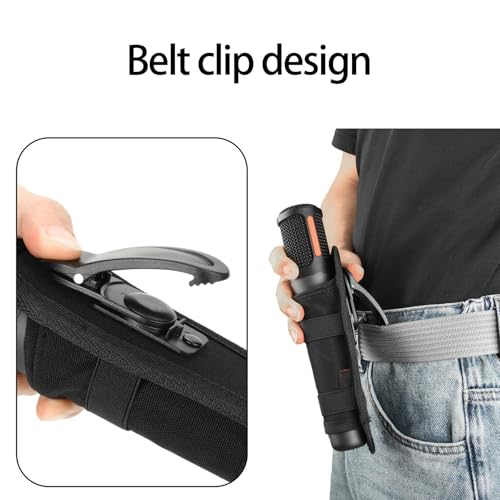 Professional Mic Protective Sleeve with Thickened Panels, Fastener Closure & Compact Build for Public Speaking Equipment Lightweight Earpiece Carrying Bag