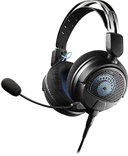 Audio-Technica ATH-GDL3BK Open-Back Gaming Headset, Black (Renewed)